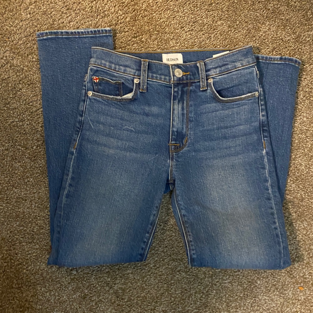 Hudson Relaxed Straight Jeans Size 25